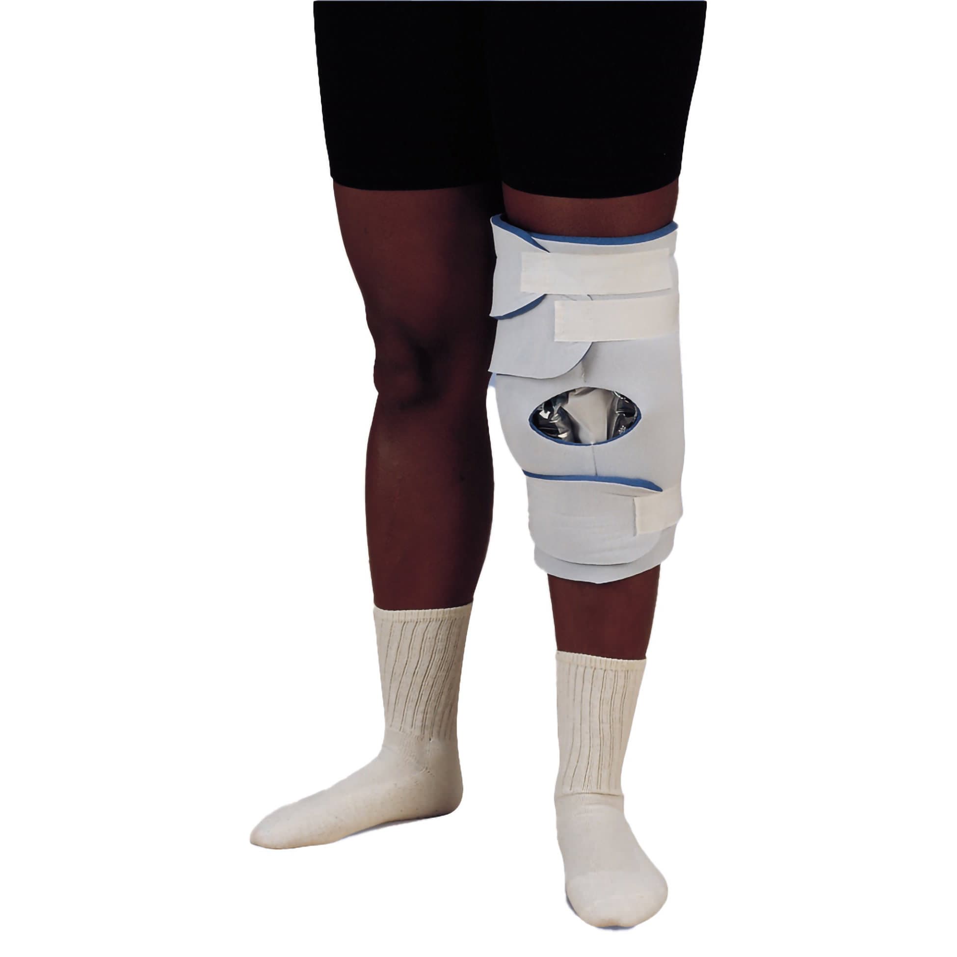 Deroyal Reusable Hot and Cold Therapy Wrap, 14 x 25-1/2 Inch, Knee - Image 1