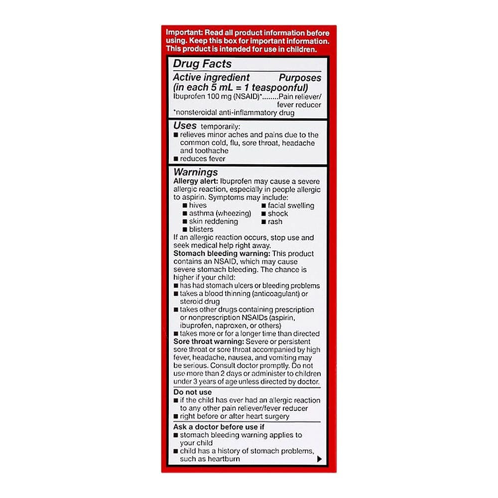 Leader Children's Ibuprofen Drops, 4 oz - Each - Image 2