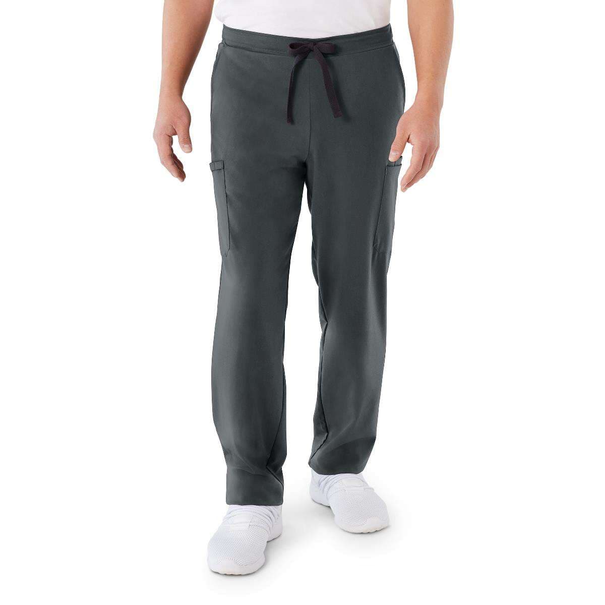Medline Clinton AVE Scrub Pants with 6 Pockets, Charcoal, 4XLarge, Regular - Image 1