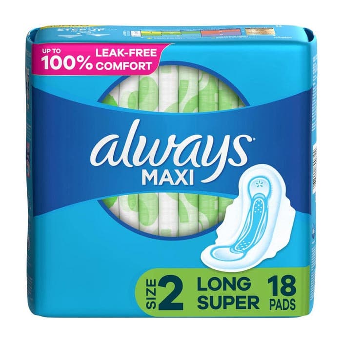 Always Maxi Feminine Pads with Wings - Image 1