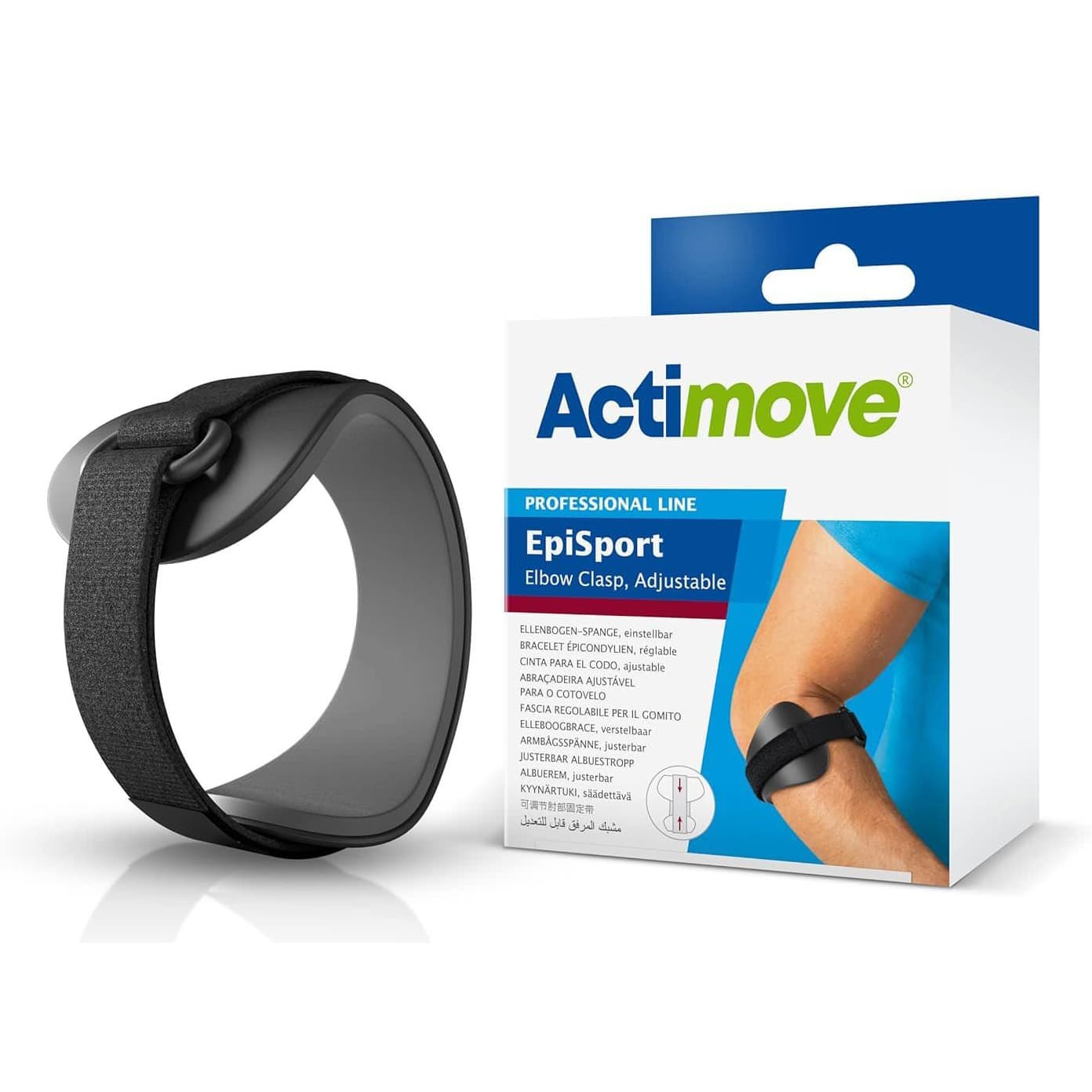 Actimove Episport Elbow Support Black, Small - Image 1