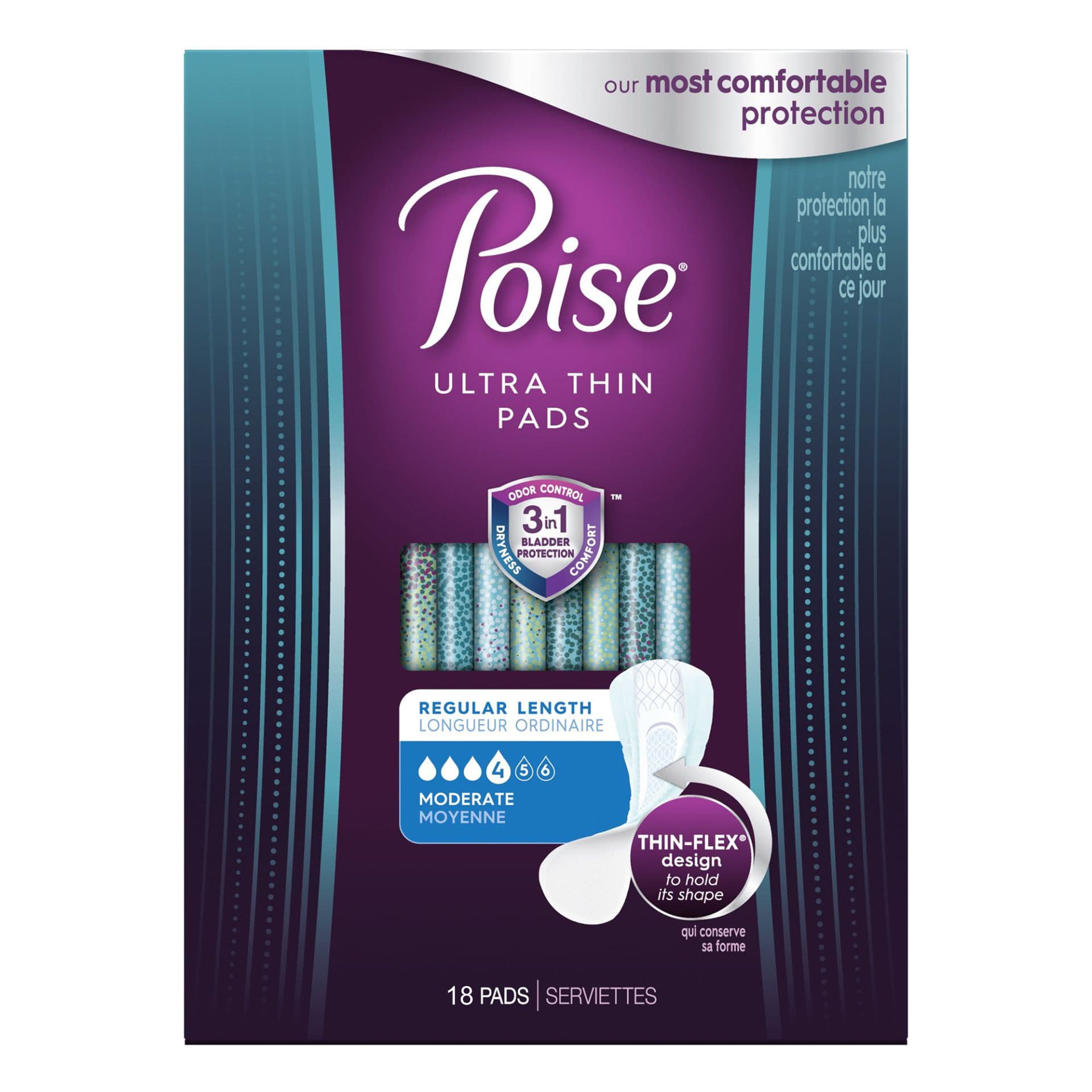 Poise Ultra Thin Incontinence Pad - Image 2
