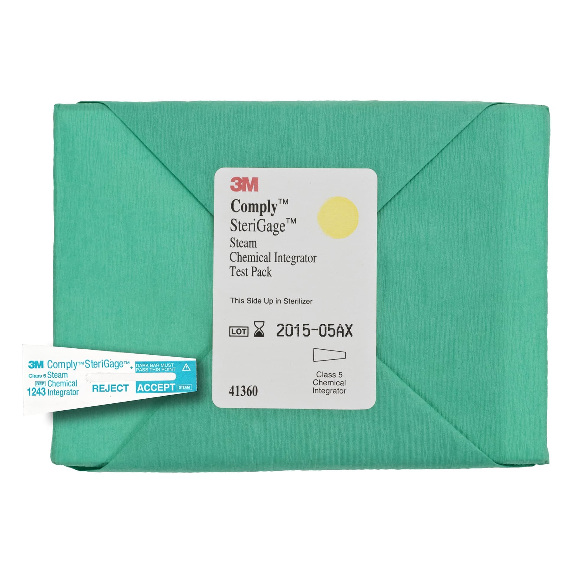 Comply SteriGage Sterilization Chemical Integrator Pack, Class 1/5 - Box of 16 - Image 1