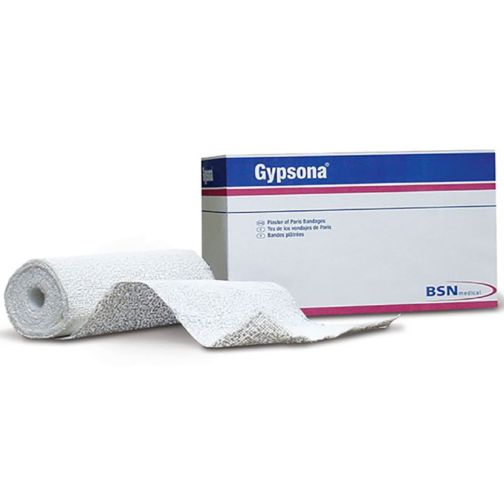 Gypsona S Plaster Splints Extra Fast, White, 4 x 15 Inch - Box of 50 - Image 1