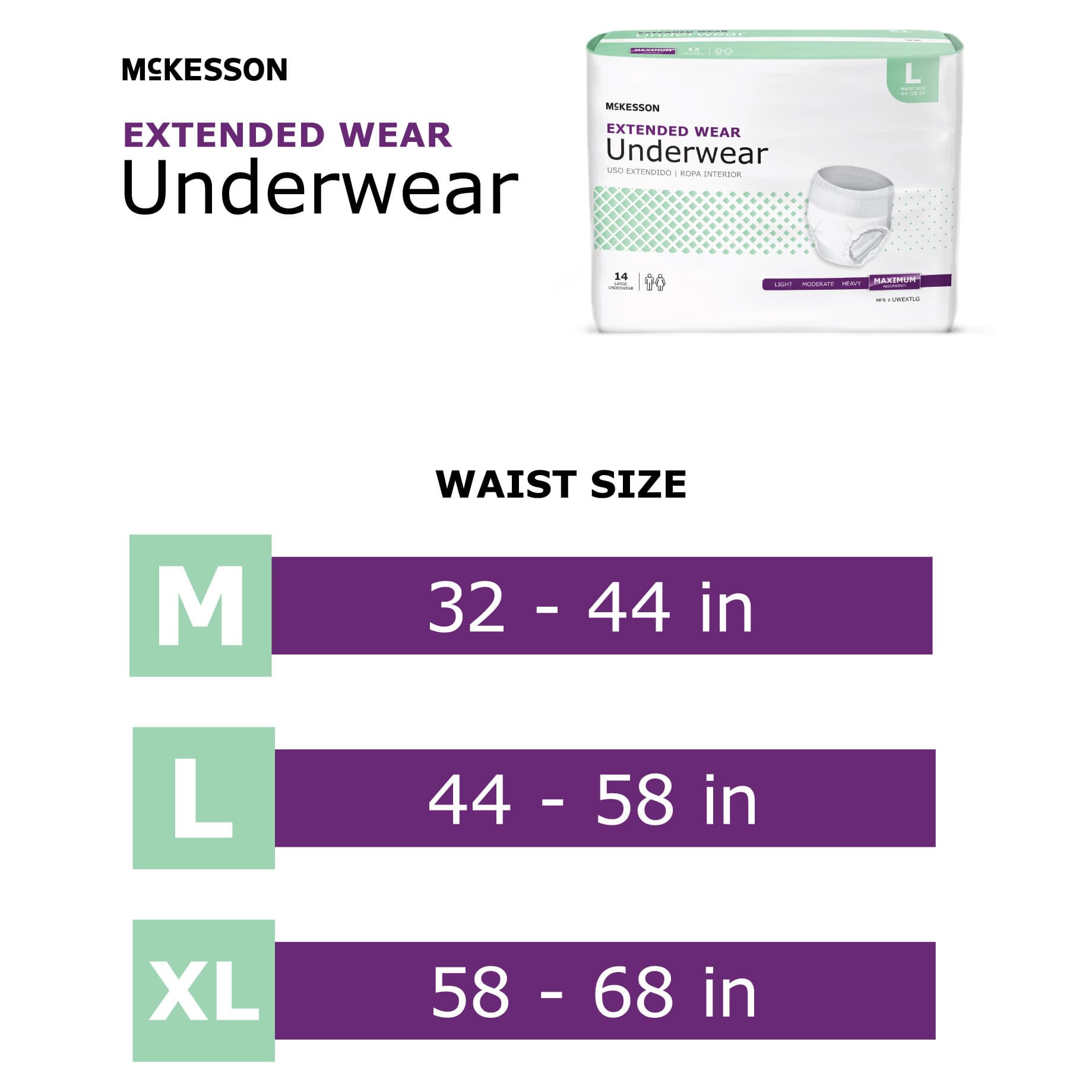 McKesson Extended Wear Incontinence Underwear - Image 4
