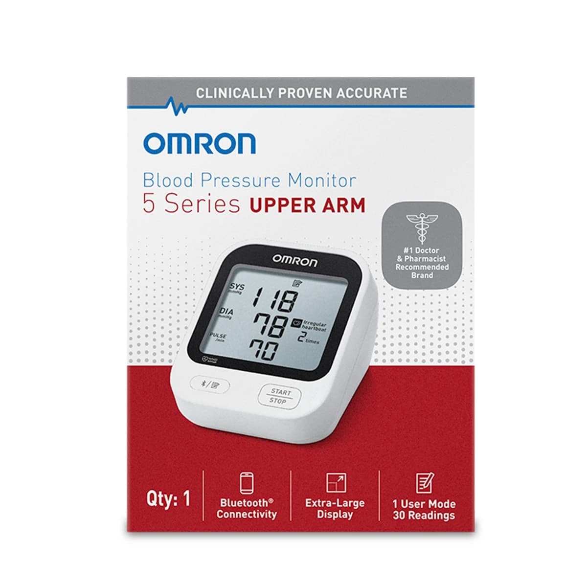 Omron 5-Series Upper Arm Blood Pressure Monitor - Image 2