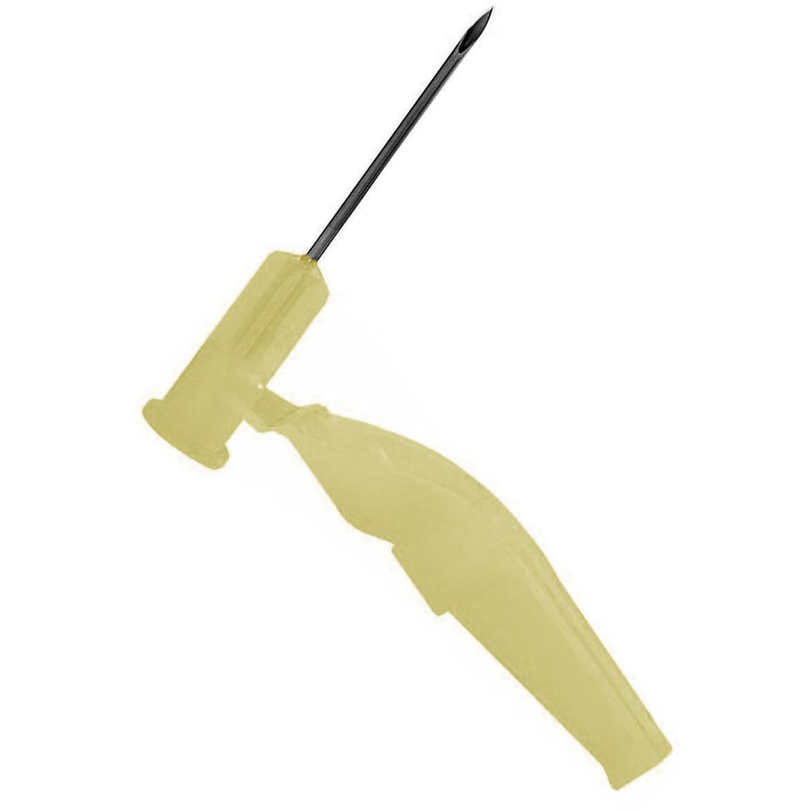 Needle-Pro EDGE Safety Hypodermic Needle, Cream, 19 Gauge, 1 Inch - Each - Image 1