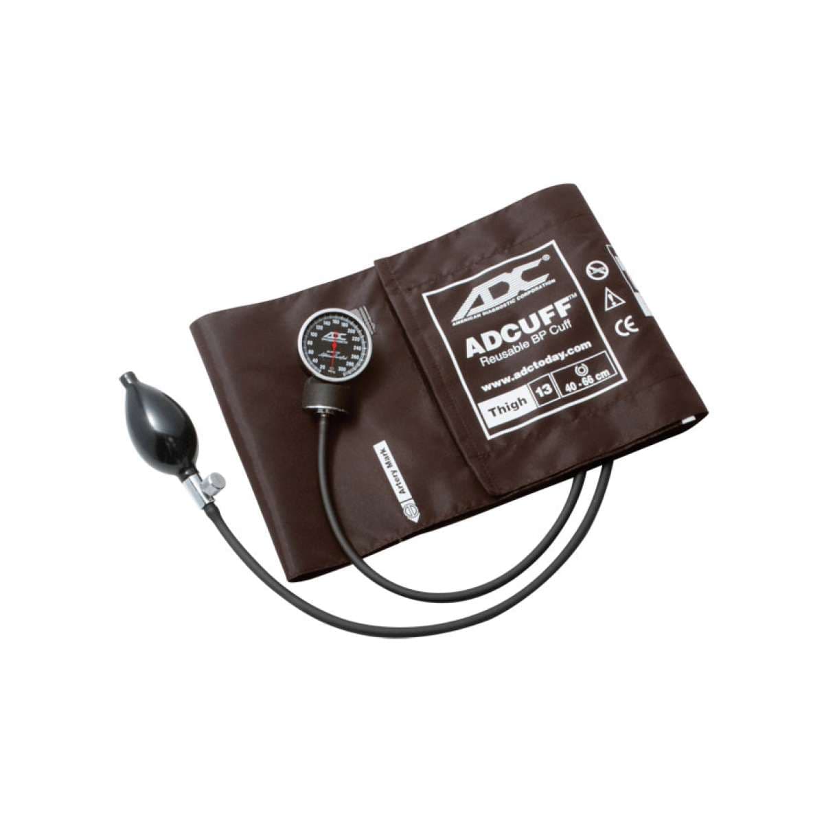ADC Diagnostix Pocket Aneroid Sphyg, Brown thigh - Image 1