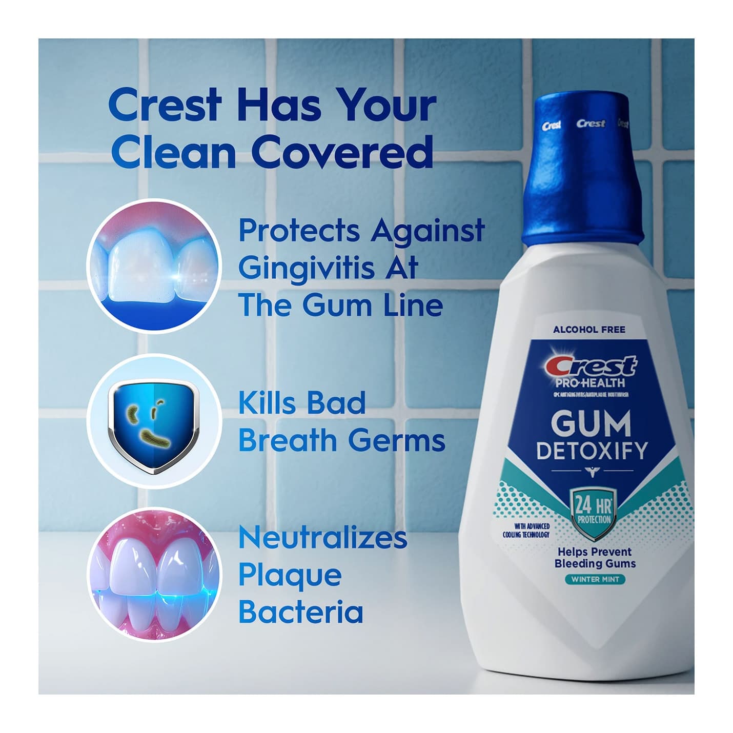 Crest Pro-Health Gum Detoxify Mouthwash - Image 2