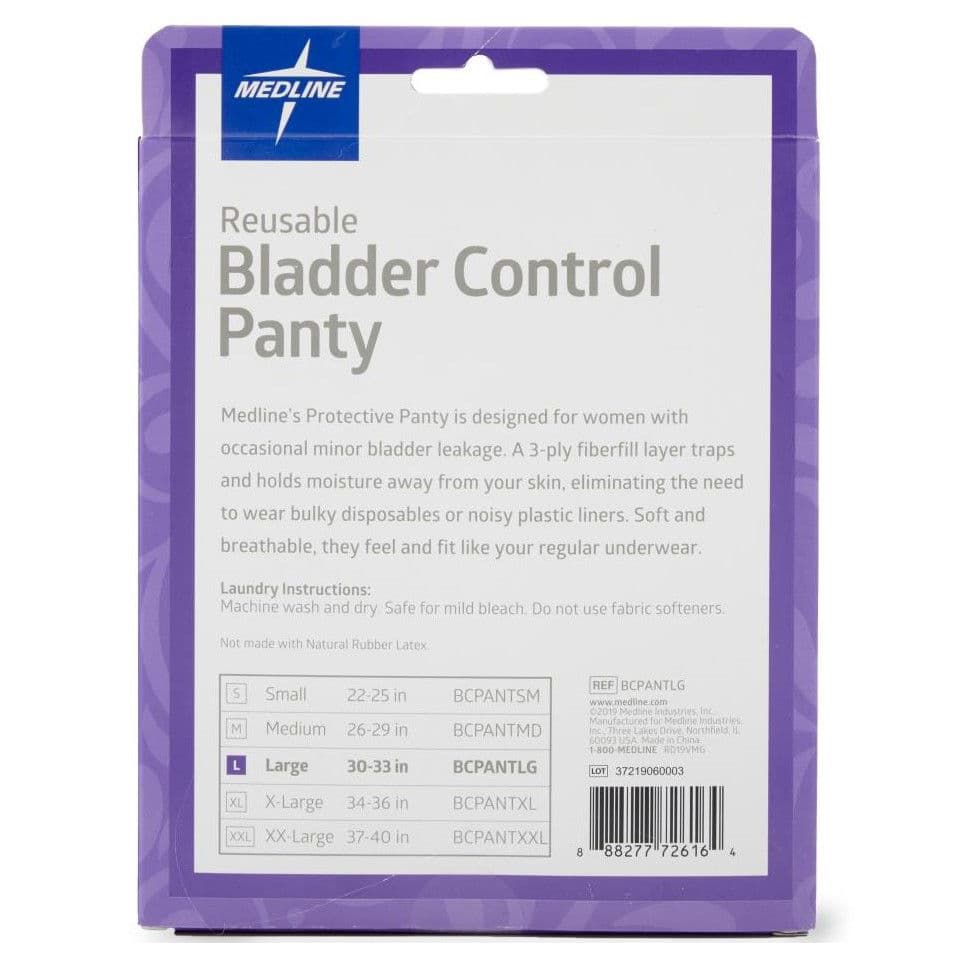 Medline Reusable Bladder Control Women's Panty - Image 2