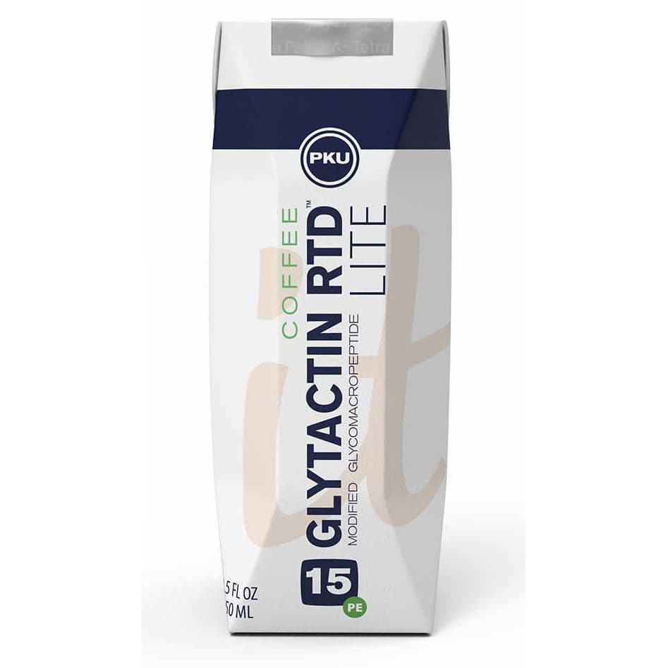 Glytactin RTD Lite PKU Oral Supplement, Mocha, 8.5 oz - Case of 30 - Image 1