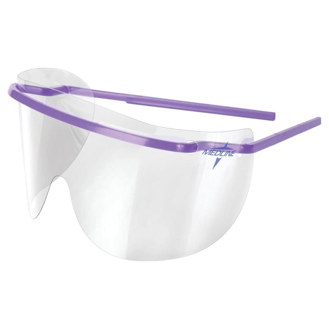 Medline Safety Eyewear with Assembled Frame and Lens - Case of 50 - Image 1
