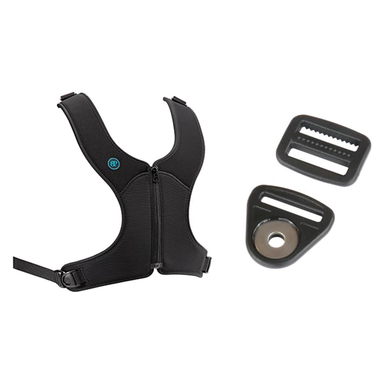 Bodypoint® Stayflex Chest Support, Standard, With Zipper, Plastic Flat-Mount, Small - Image 1
