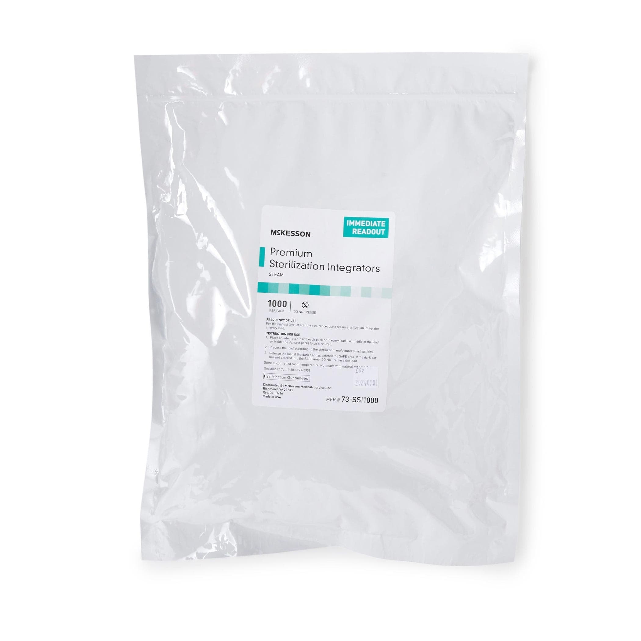 McKesson Class 5 Sterilization Chemical Integrator Strip, 4 Inch - Case of 1000 - Image 2