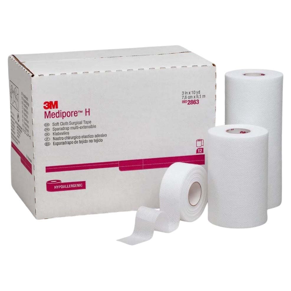 3M Medipore H Hypoallergenic Soft Cloth Surgical Tape