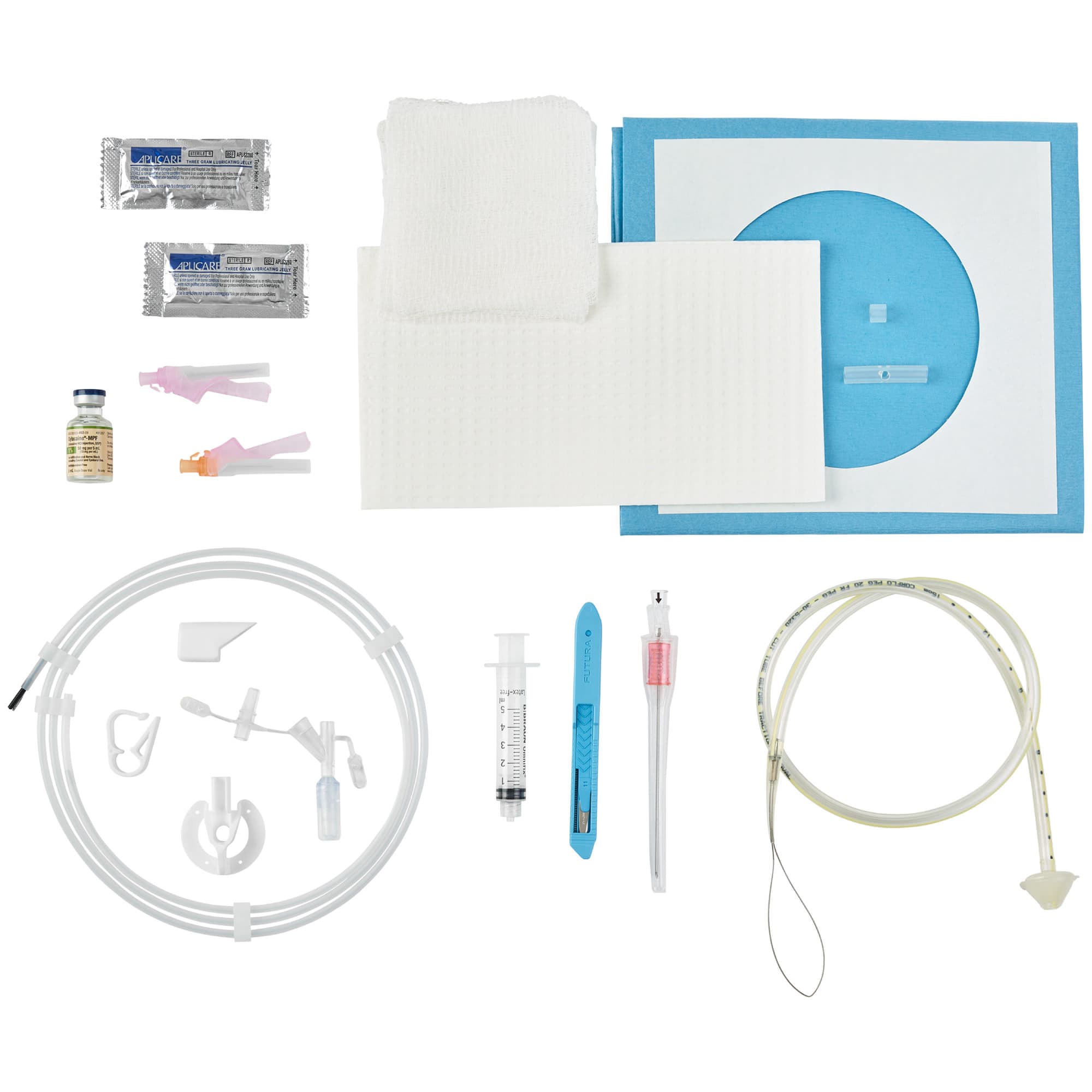 CORFLO PEG Feeding Tube-Conical Push OTW Non-Safety Kits, 20Fr - Case of 2 - Image 1