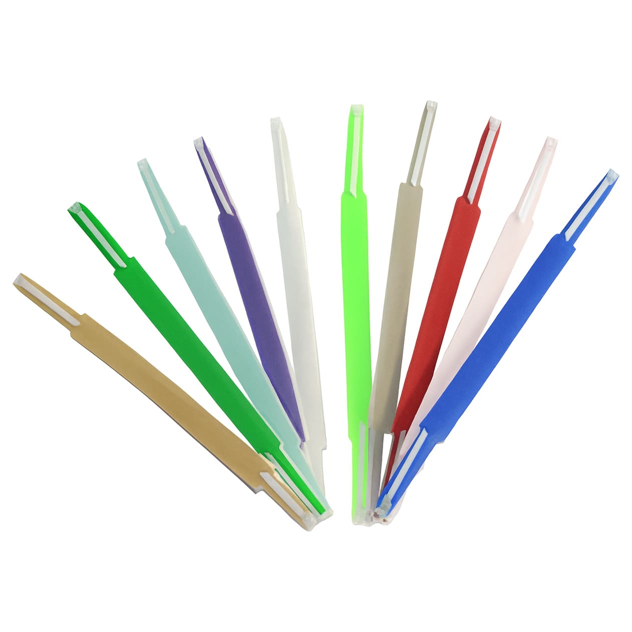 Pepper Medical Rainbow Ties Tracheostomy Tube Holder, Pediatric - Pack of 10 - Image 1