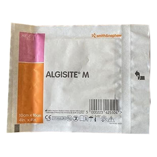 AlgiSite M Calcium Alginate Dressing, 4 x 4 Inch - Each - Image 1