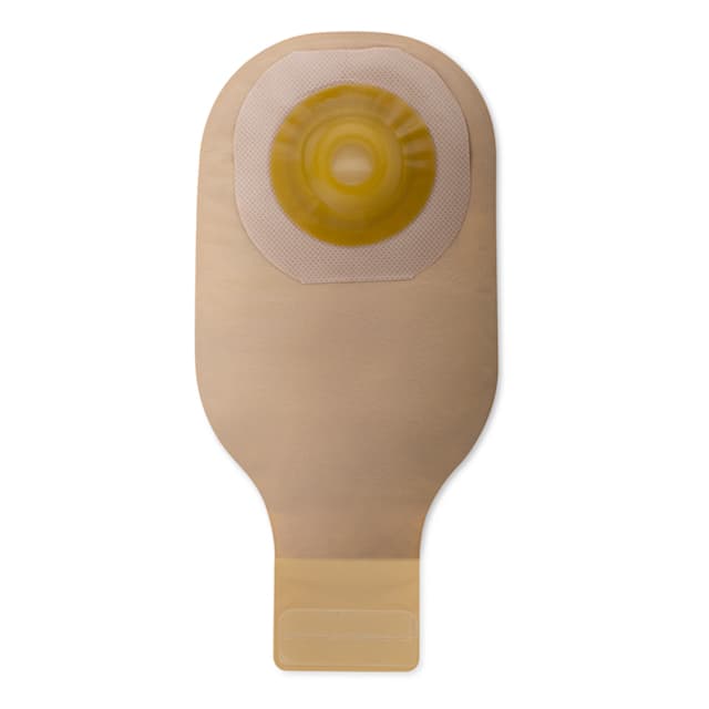 Premier 1-Piece Drainable Ostomy Pouch with Convex Flextend Barrier, Transparent, Upto 1-1/2 Inch - Box of 5 - Image 1