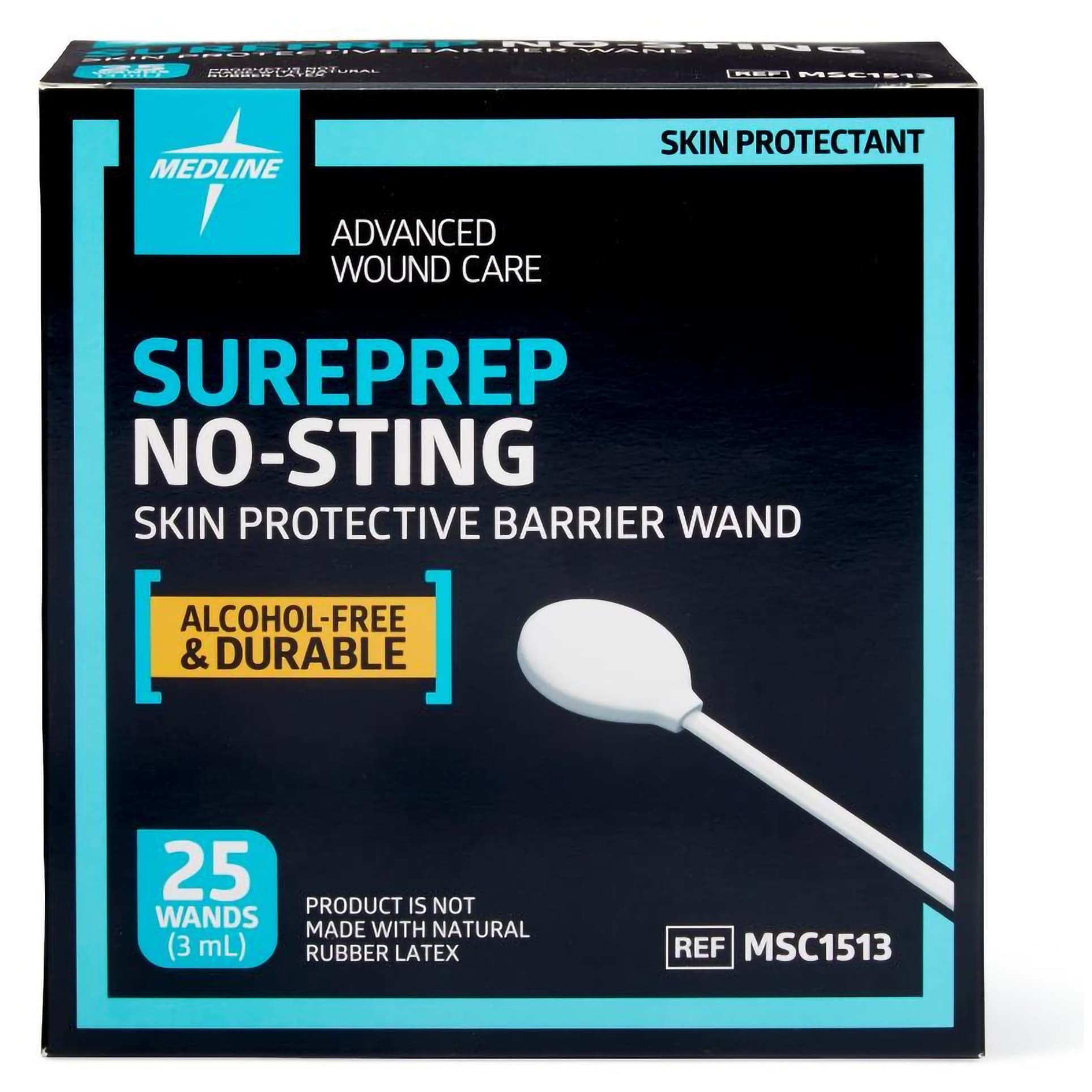 Medline Sureprep No-Sting Skin Barrier Applicator Swab, 3mL - Image 2