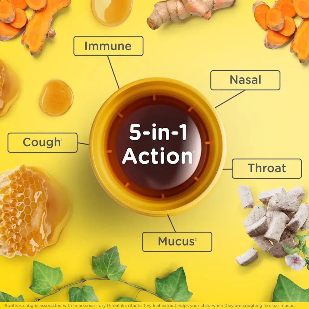 Zarbee's Kid's All-in-One Day Cough + Mucus, Throat, & Nasal - Image 2