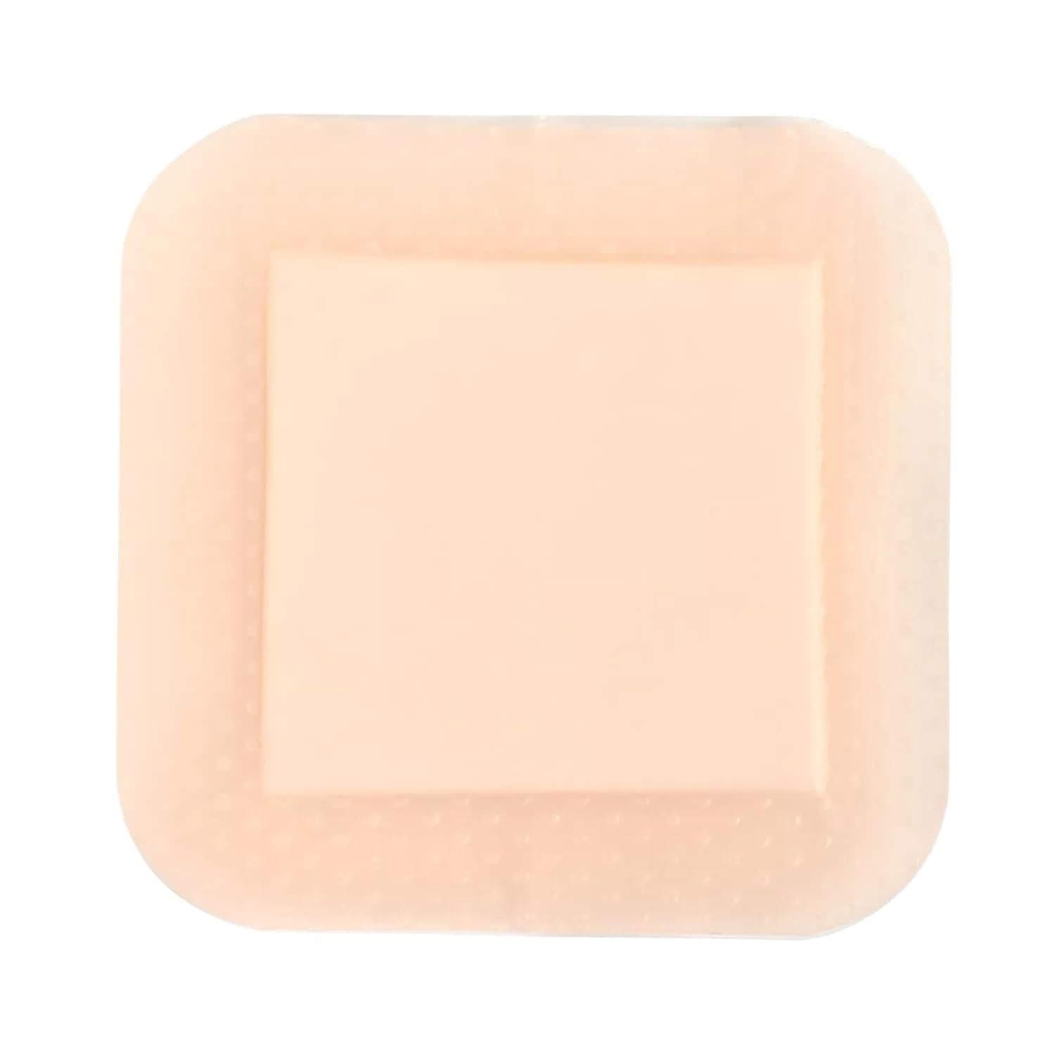 Cardinal Health Silicone Bordered Foam Lite Wound Dressing, 3 Inch x 3 Inch - Image 1