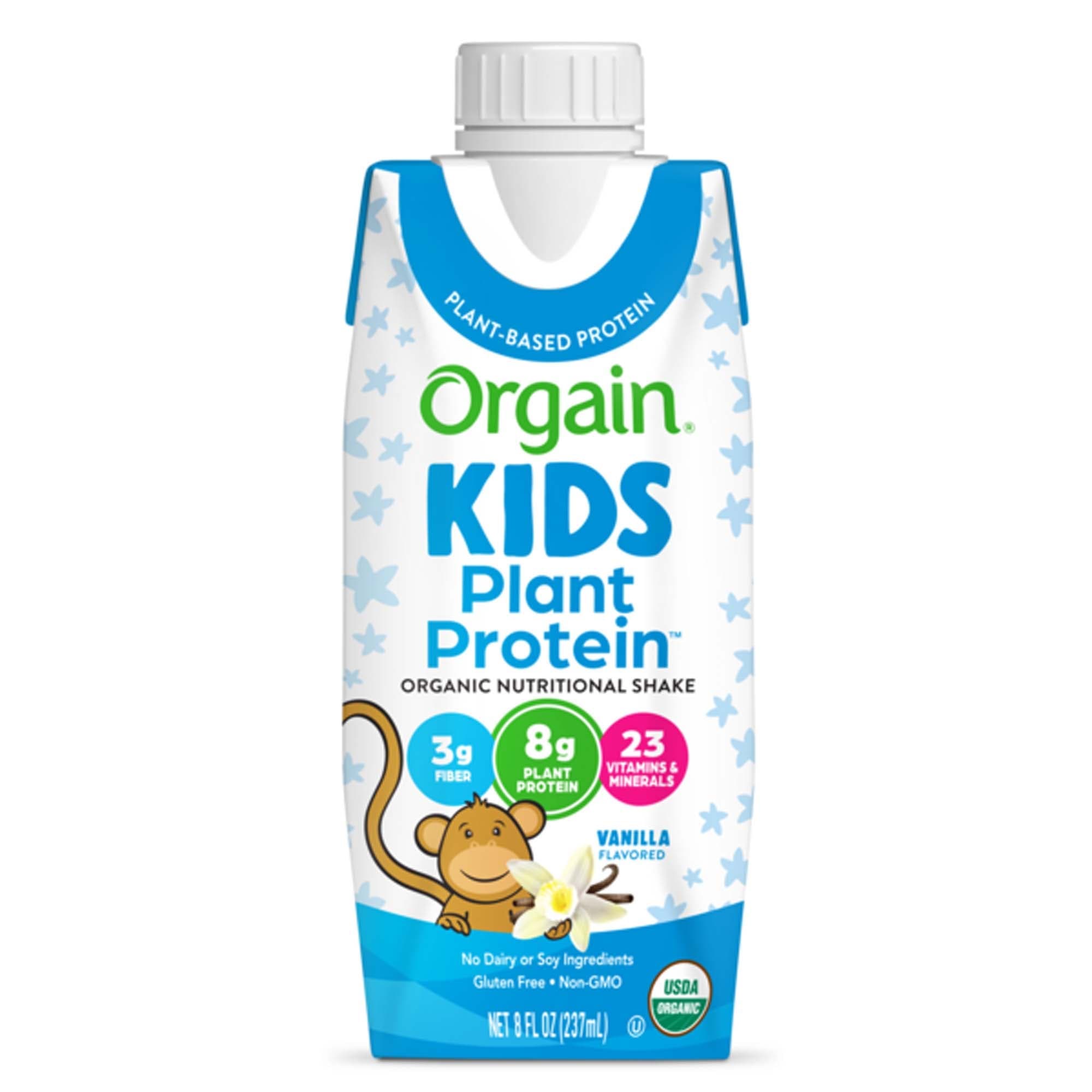 Orgain Kids Plant Protein Nutritional Shake, Vanilla Flavor - Each - Image 1