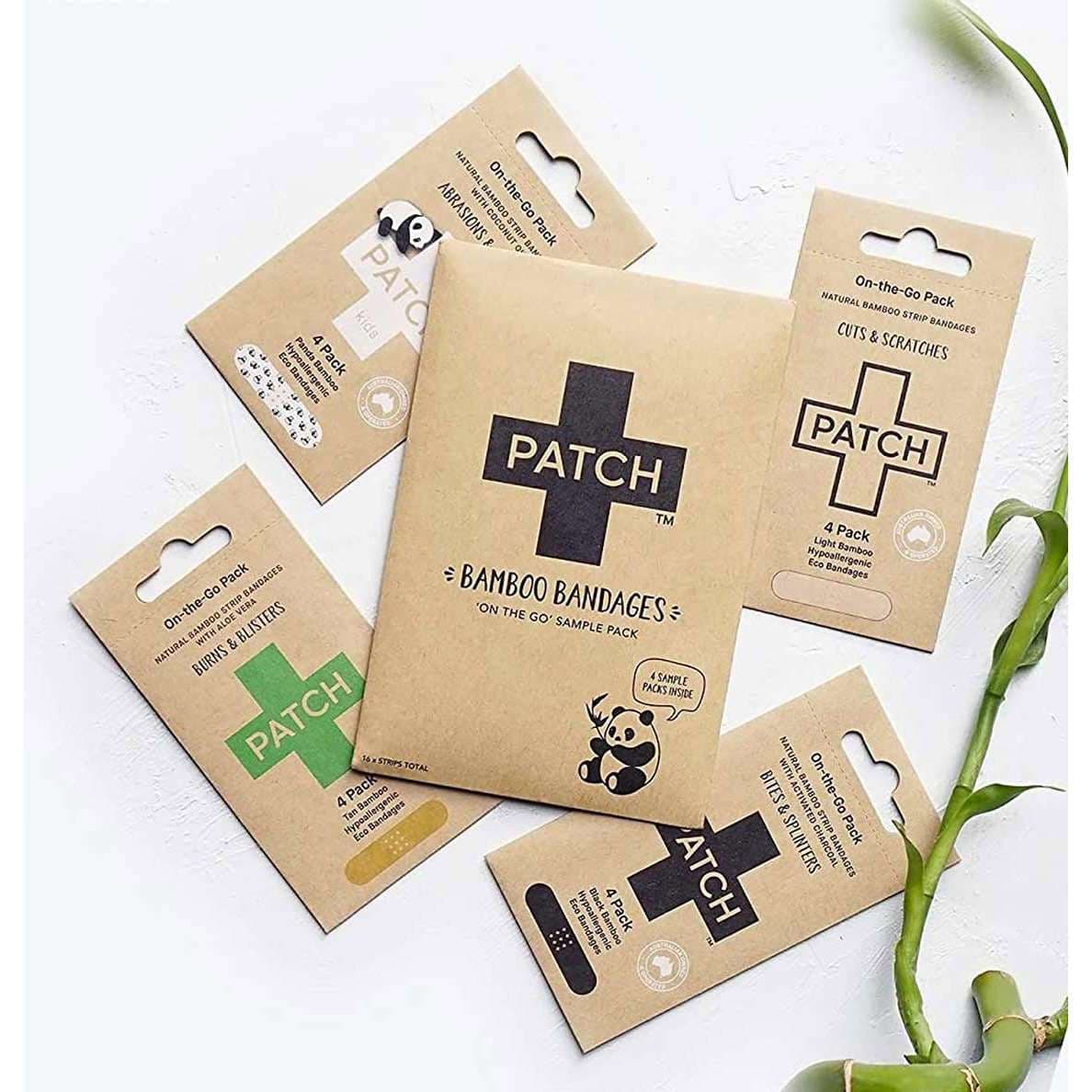 Nutricare Patch On The Go Sample Pack Adhesive Strip, 3/4 x 3 Inch - Package of 16 - Image 1