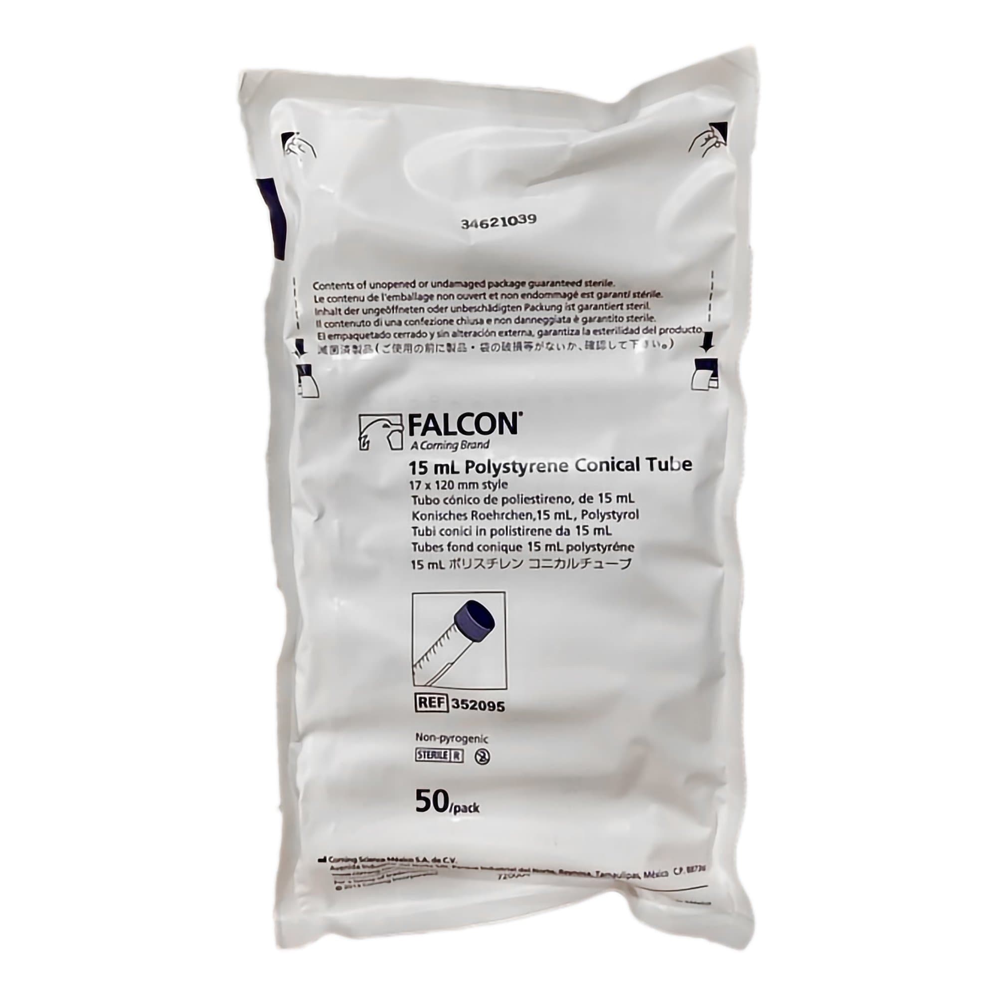 Falcon Centrifuge Tube Plain Sterile Clear Tube - Image 3