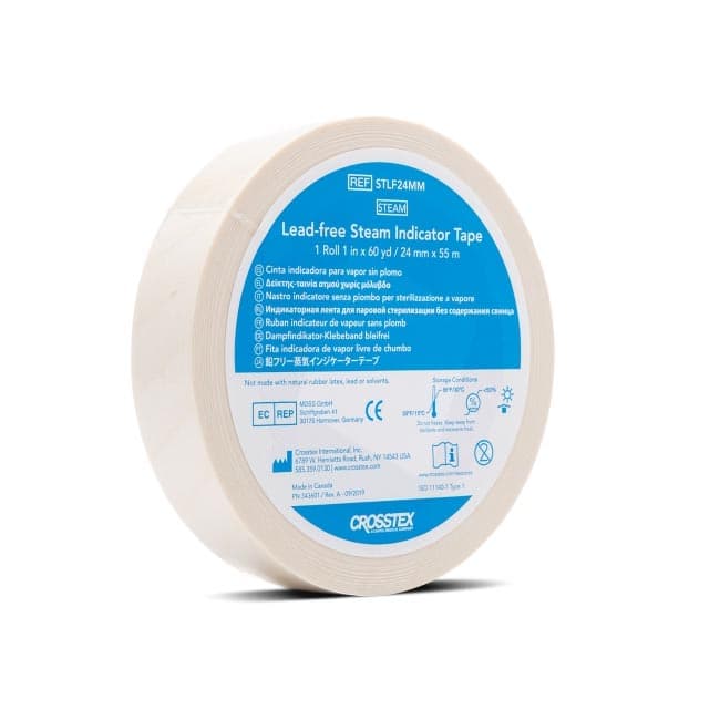 Crosstex Sterilization Tape, Natural, 0.75in x 60yd - Case of 24 - Image 1