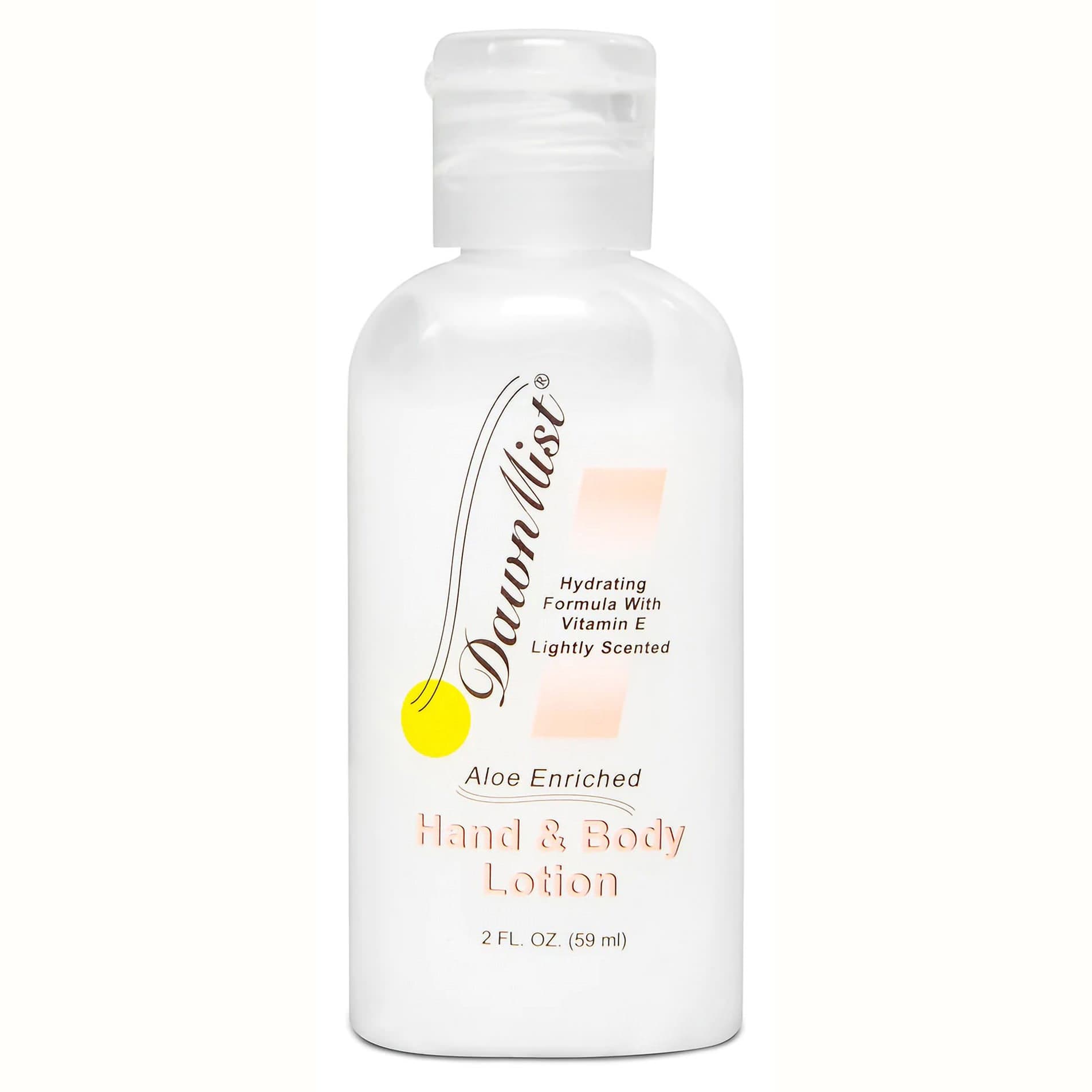 DawnMist Hand and Body Lotion, Cocoa Butter Scent, 2 oz. Bottle - Case of 144 - Image 1