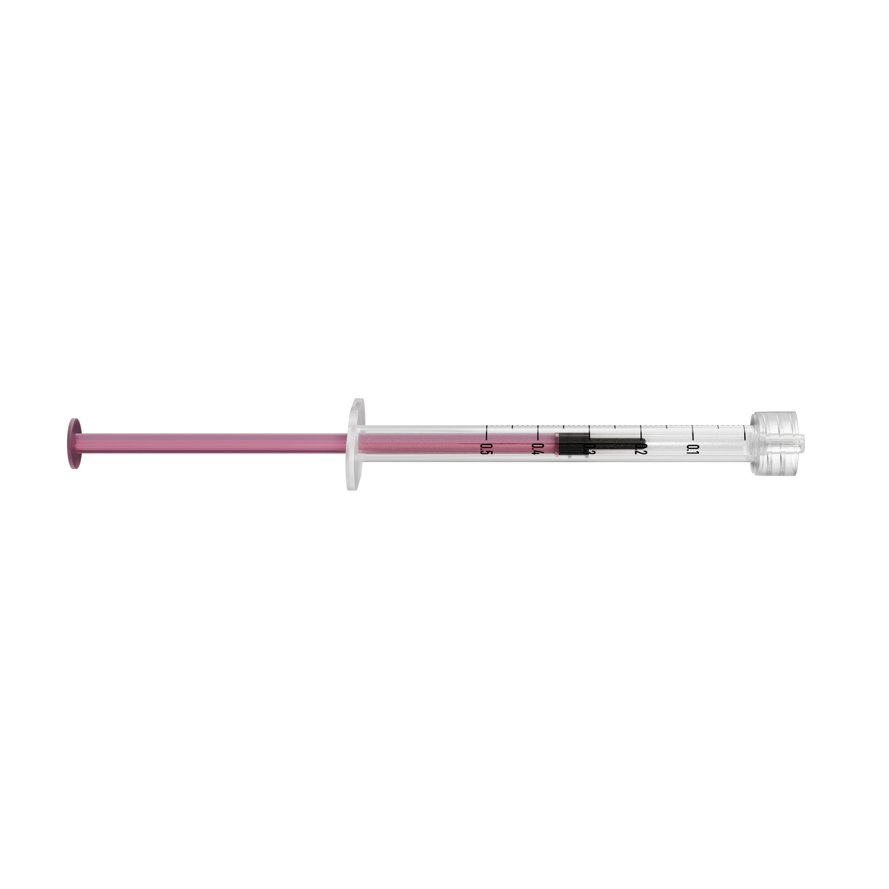 MinimLL General Purpose Syringe with Luer Lock Tip, 0.5 mL - Box of 100 - Image 2
