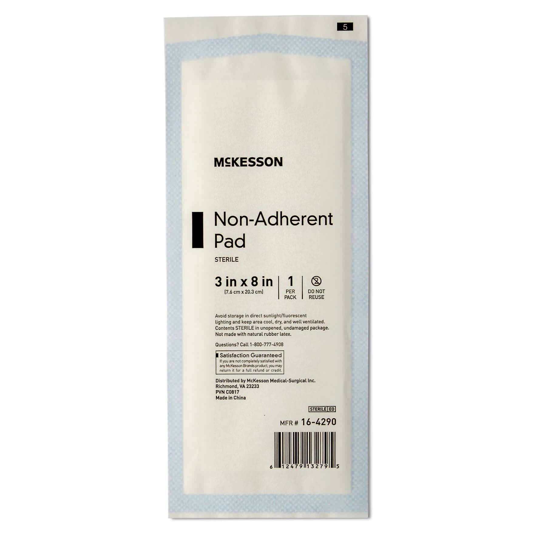 McKesson Polyester Non-Adherent Dressing, 3 x 8 Inch - Image 1