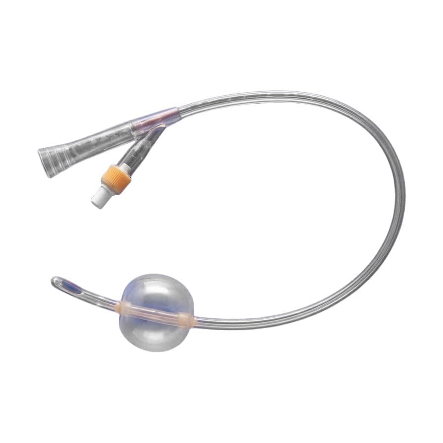 Soft Simplastic 2-Way Foley Post-Op Indwelling Catheters, 16 Fr 16" - Box of 10 - Image 1