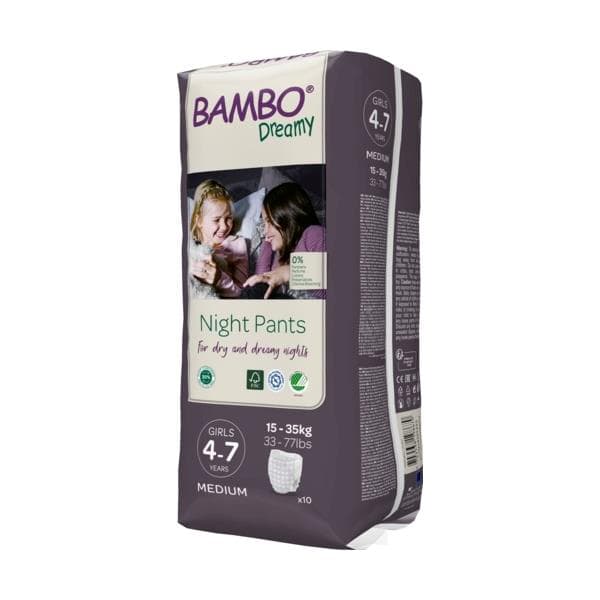 Bambo Dreamy Night Pants for 8 to 15 years Girls - Package of 10 - Image 1