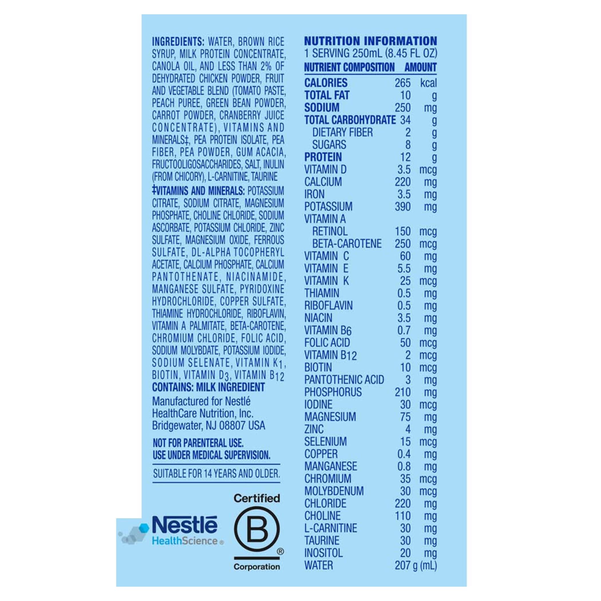 Compleat Original 1.0 Milk-Protein Based Tube Feeding Formula - Image 3