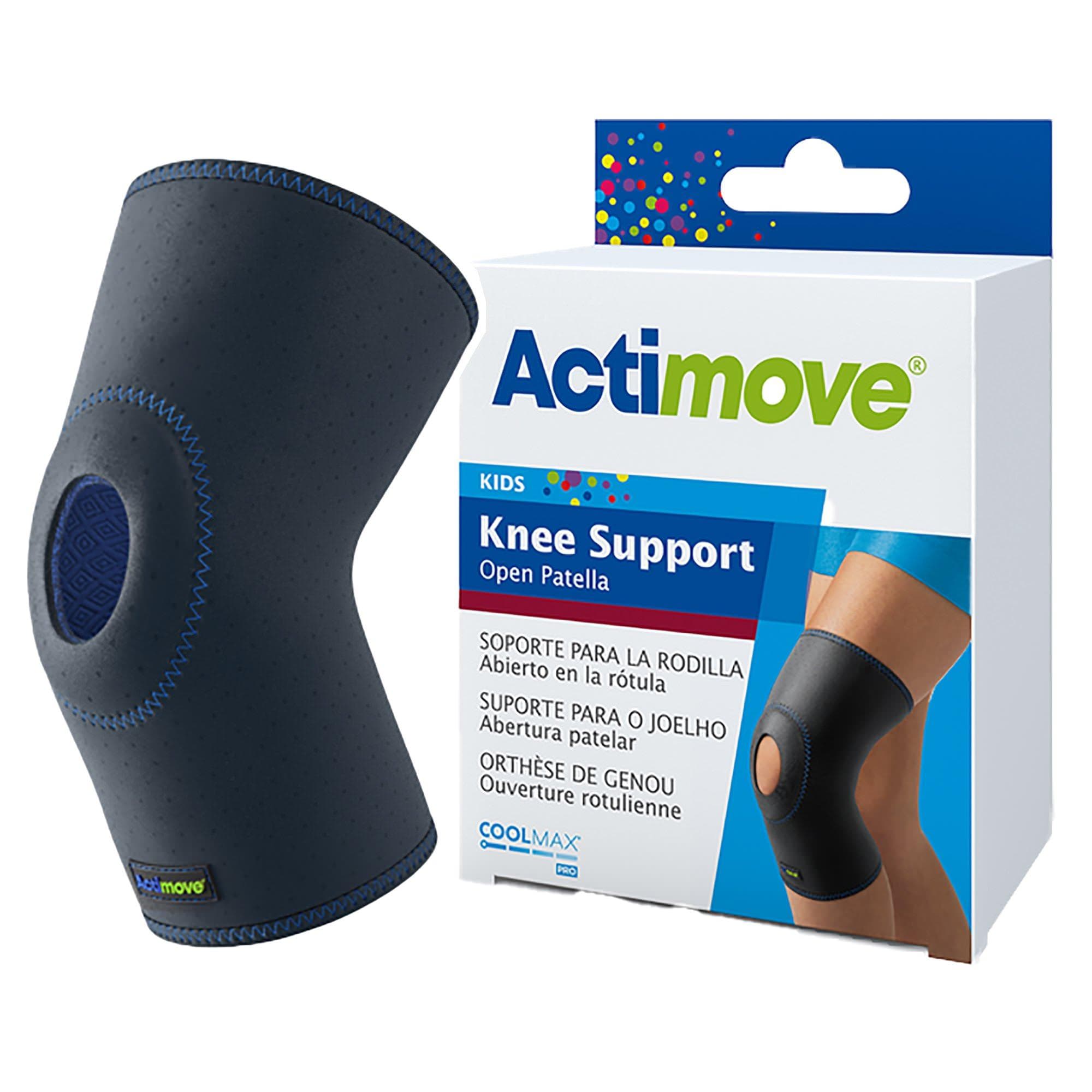Actimove Kids Knee Support Open Patella Youth Navy - Image 1