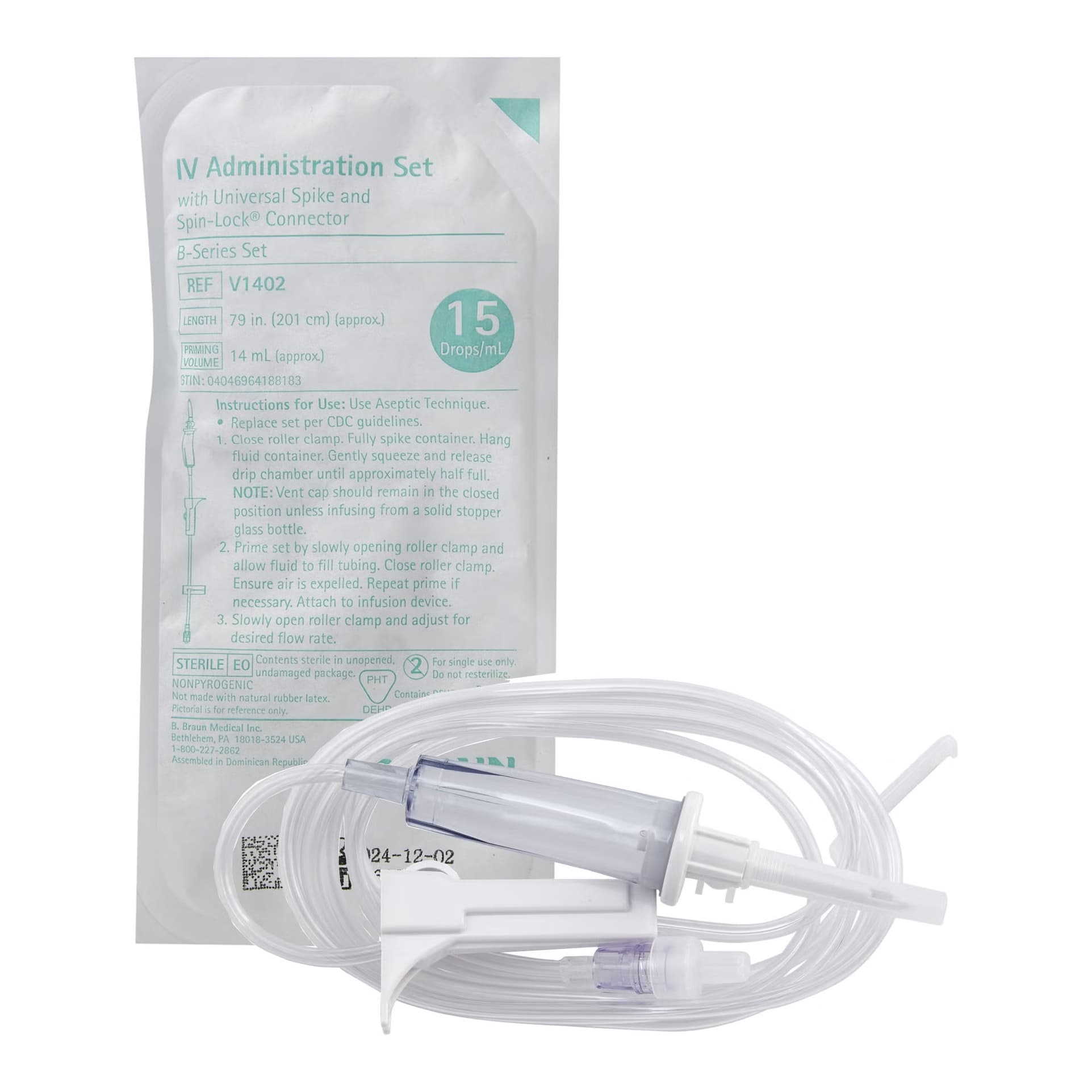 B. Braun DEHP Drip Chamber Primary Administration Set - Each - Image 1