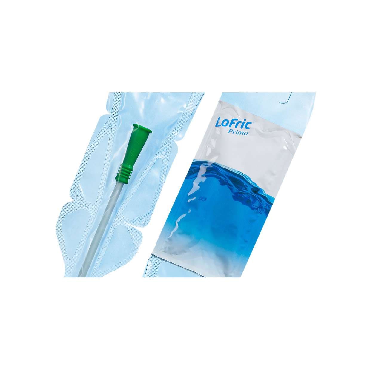 LoFric Primo Hydrophilic Intermittent Catheter, 18 Fr, 8" - Box of 30 - Image 1