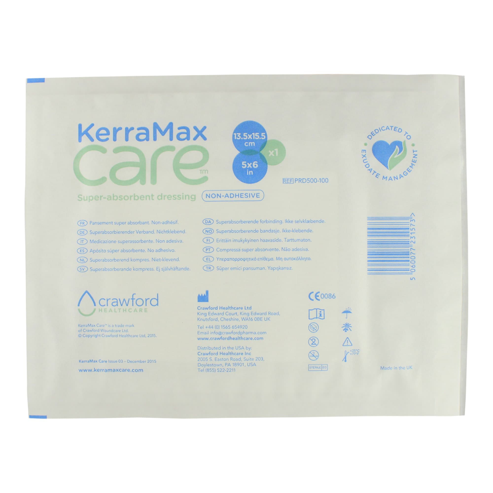 KerraMax Care Super Absorbent Dressing, 5" x 6" - Image 1