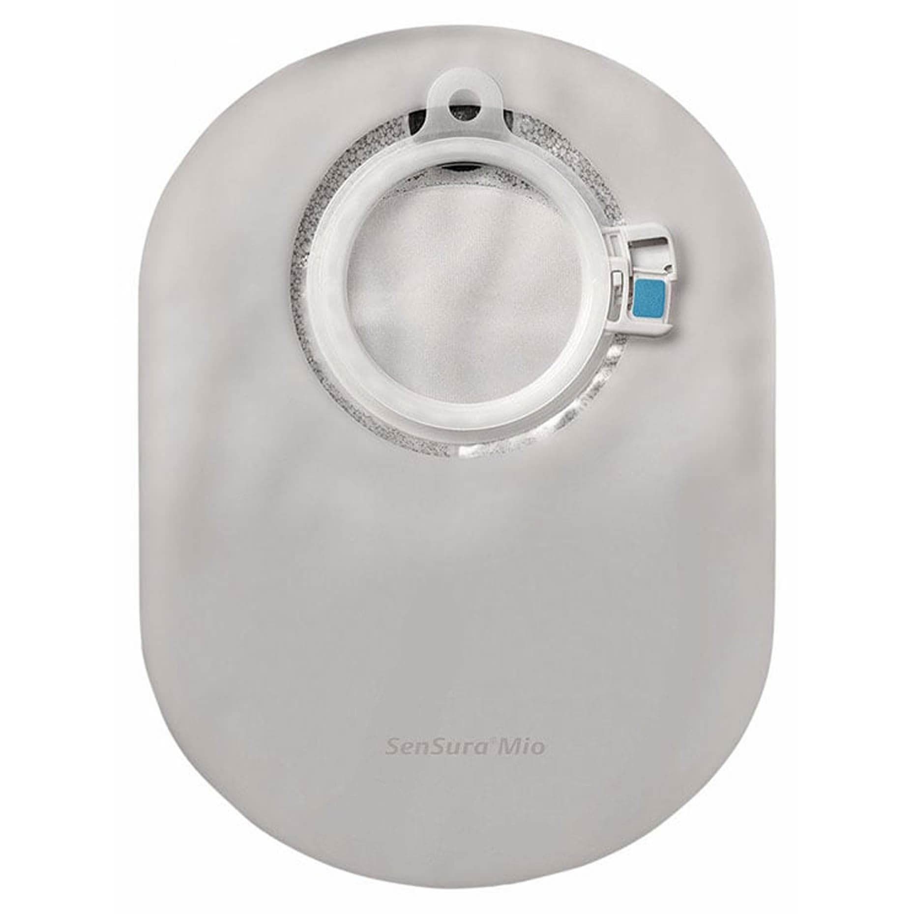 SenSura Mio Click MAXI Closed Pouch, Yellow Code, Transparent - Box of 30 - Image 1