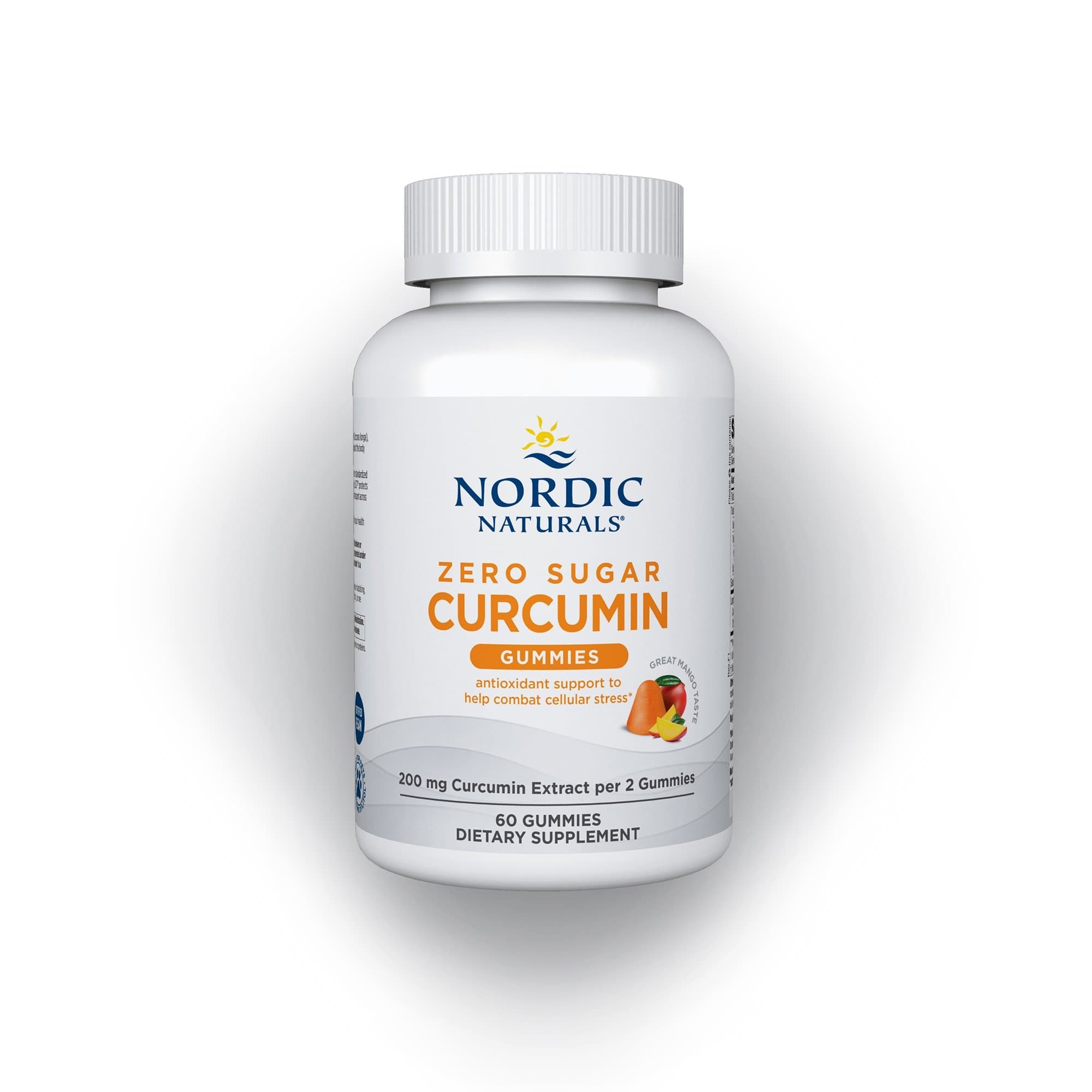 Zero Sugar Curcumin Dietary Supplement, Mango Flavor - Case of 720 Gummies - Image 1