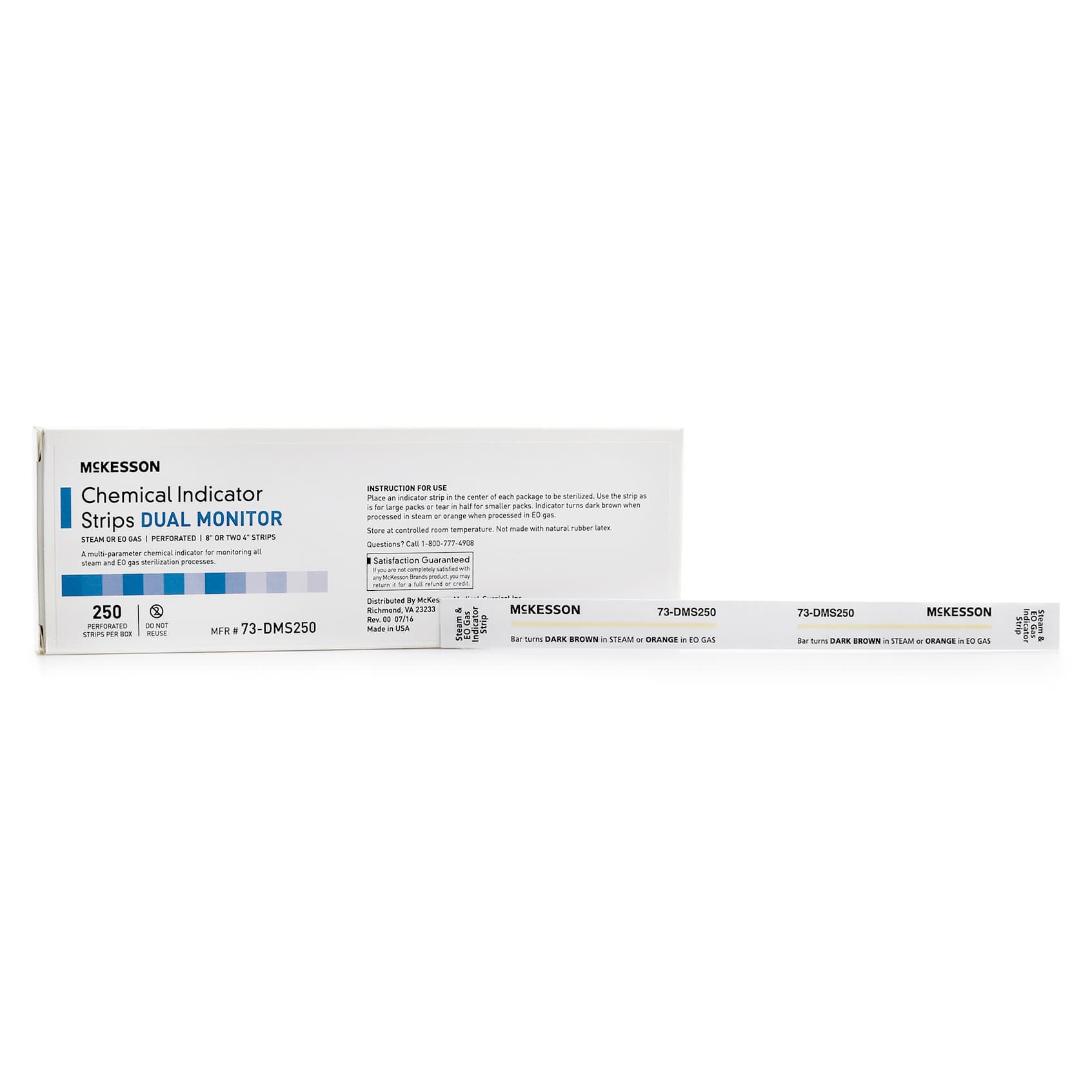 McKesson Sterilization Chemical Indicator Strips - Case of 2500 - Image 1