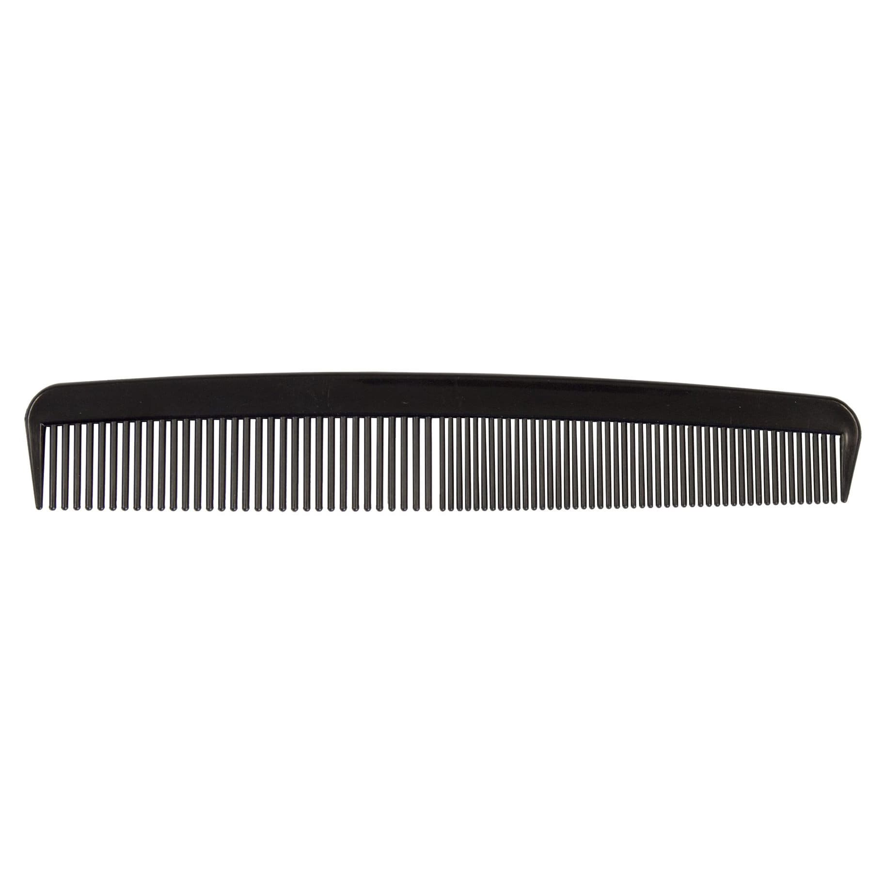 Dynarex Black Plastic Comb, 7 Inch - 12 per Dozen - Image 1