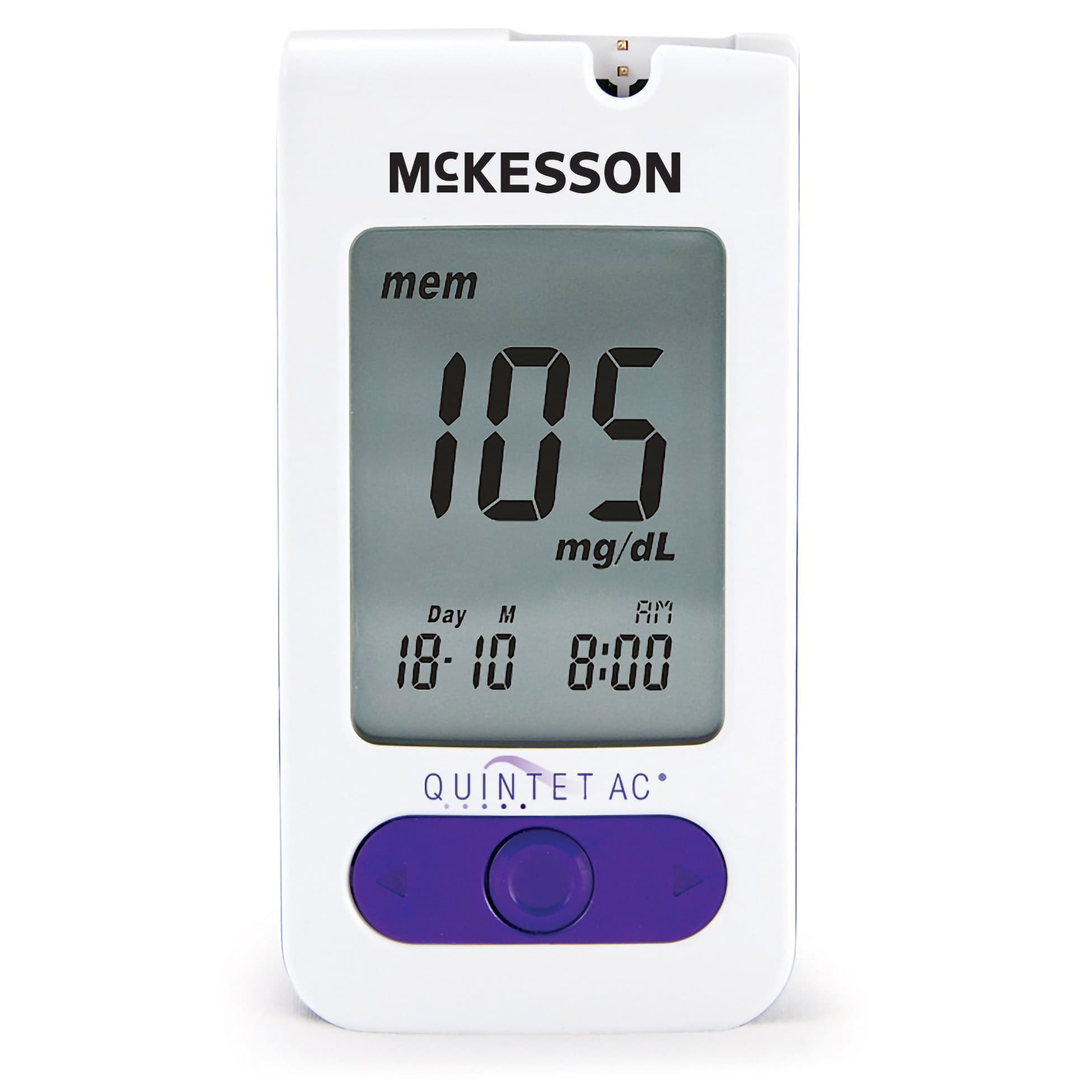 QUINTET AC Blood Glucose Meter 1.0 to 2.0 Microliter No Coding Required - Image 2