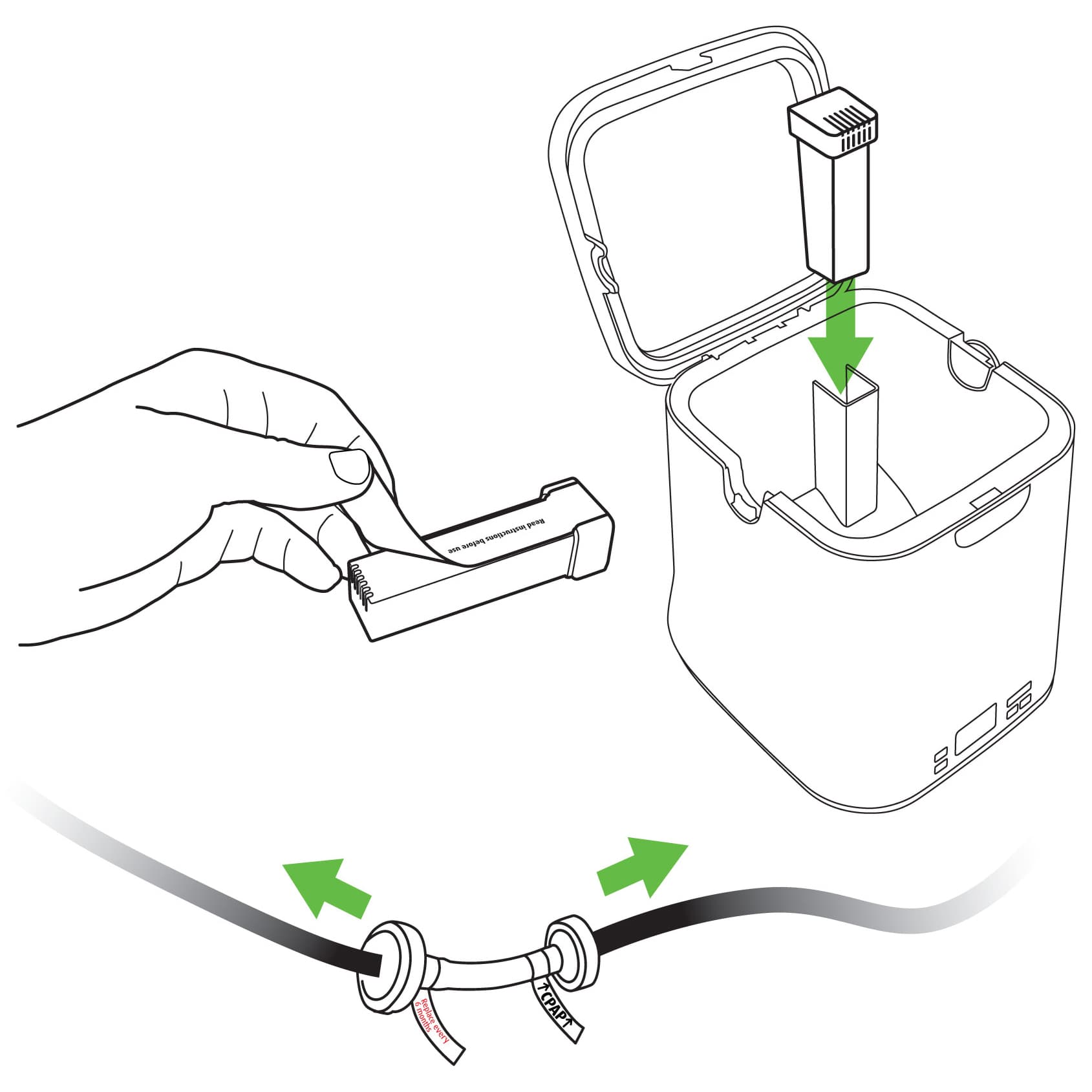Sunset Filter and Check Valve Kit for SoClean 2 CPAP Cleaning Device - Image 2
