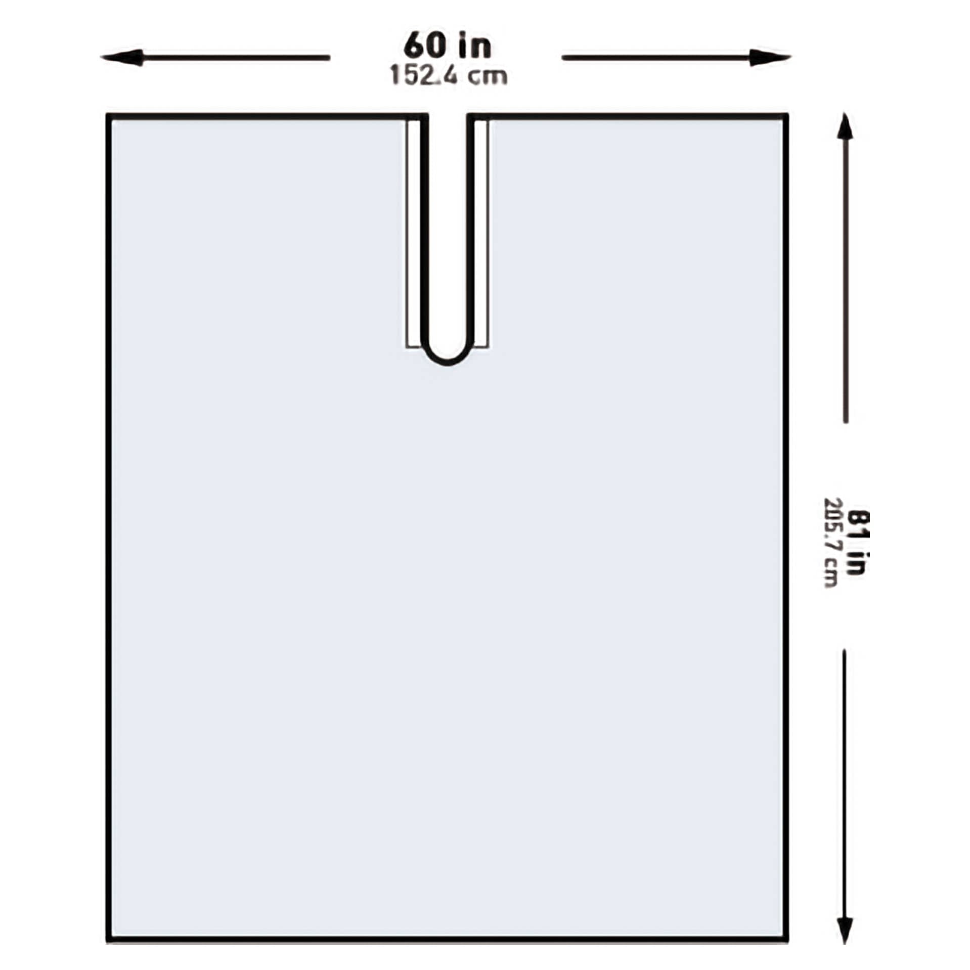 McKesson Blue Orthopedic Drape, 60 W x 81 L Inch - Image 2