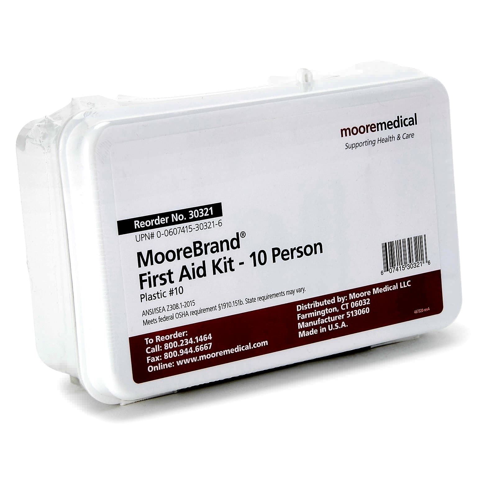 McKesson First Aid Kit Plastic Case, 3 x 5 x 8 Inch - Case of 12 - Image 1