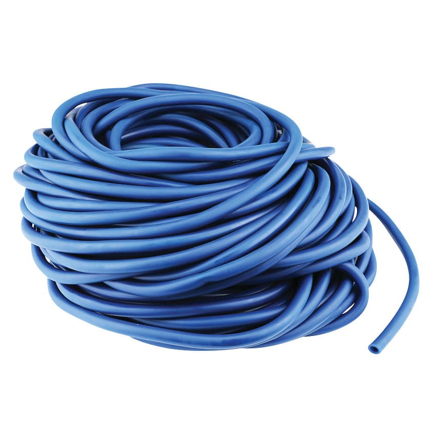 CanDo Latex Exercise Tubing, 25 Feet Roll, Blue, Heavy - Image 1