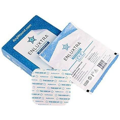 Enluxtra Self-Adaptive Super Absorbent Dressing, 6 x 6 Inch - Box of 5 - Image 1